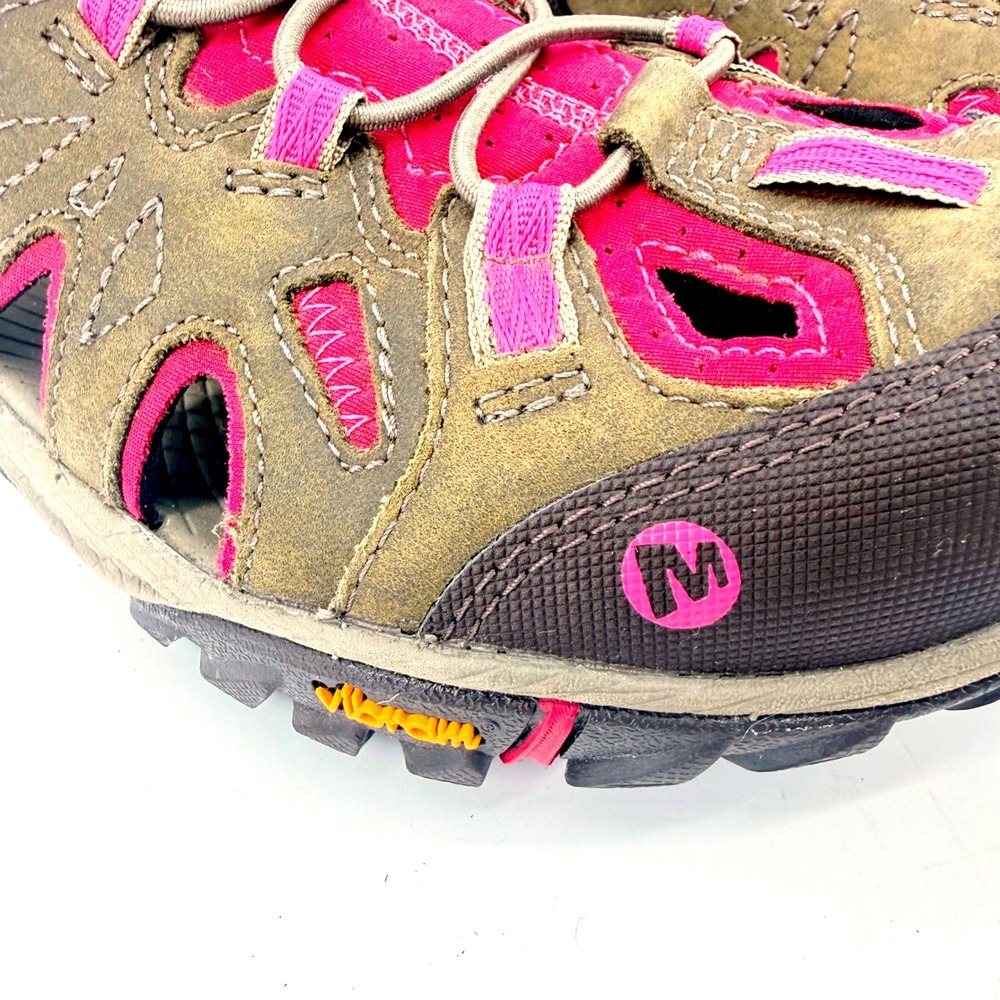 Merrell Hiking Sandals Womens 9.5 Boulder Fuchsia Vibram Water Shoes Outdoor - Picture 8 of 12
